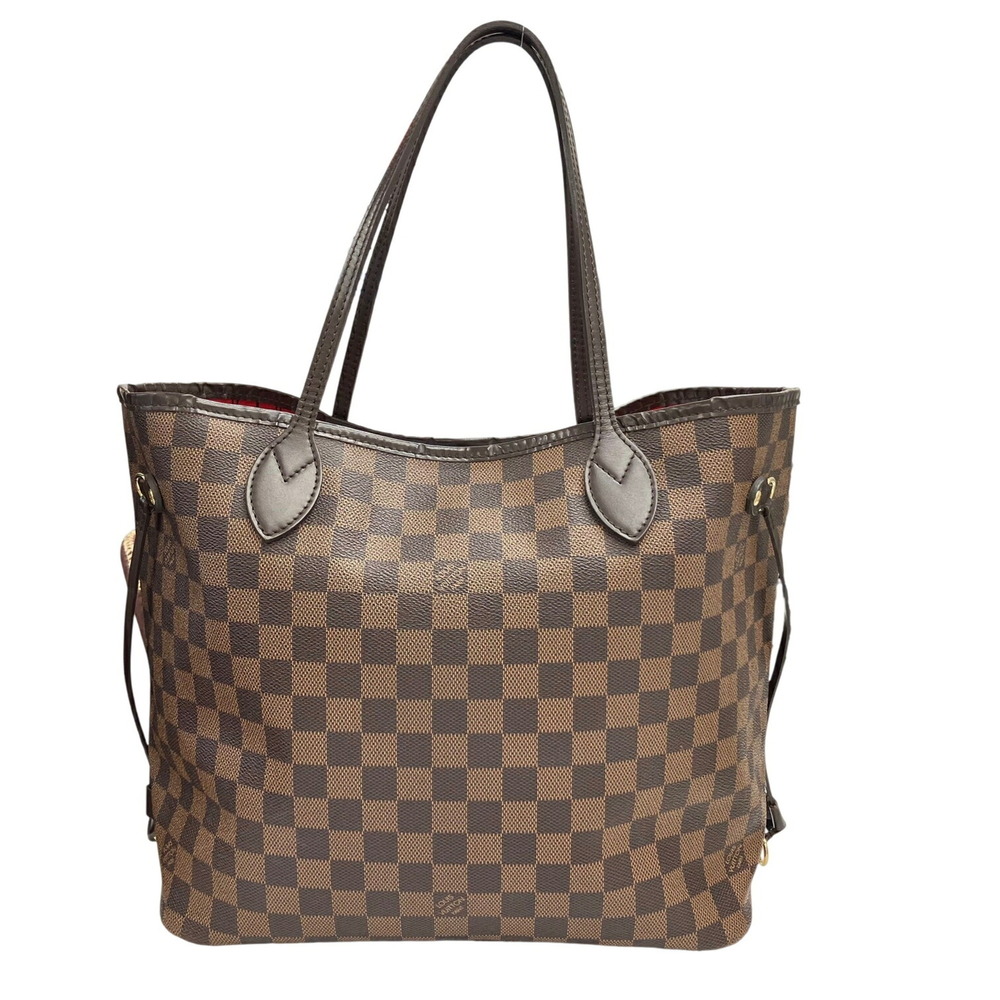 LOUIS VUITTON Damier Neverfull MM Brown N51105 Shoulder Bag Tote for Women an...